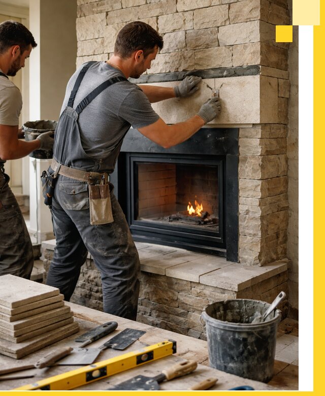 Проектирование и установка открытых каминов в Кохме