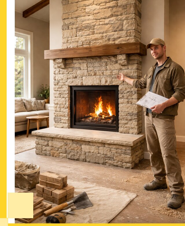 Камины под ключ в Кохме от 186984 р. | ЭриданКхм — установка