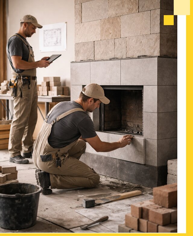 Индивидуальные проекты каминов и каминных систем в Кохме