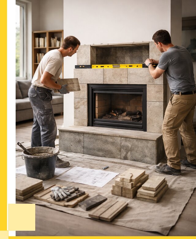 Монтаж каминов и установка в Кохме от 46746 р. | ЭриданКхм