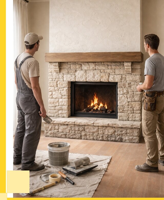 Отделка каминов в Кохме от 6752 р. под ключ | ЭриданКхм