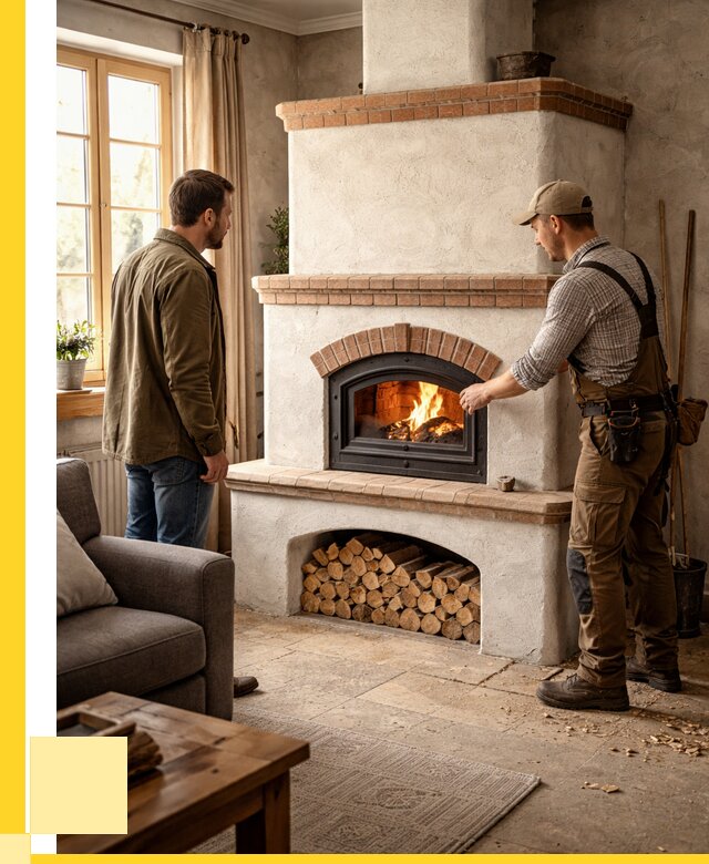 Печи камины в Кохме: кирпичные, изразцовые от 62328 р. | ЭриданКхм