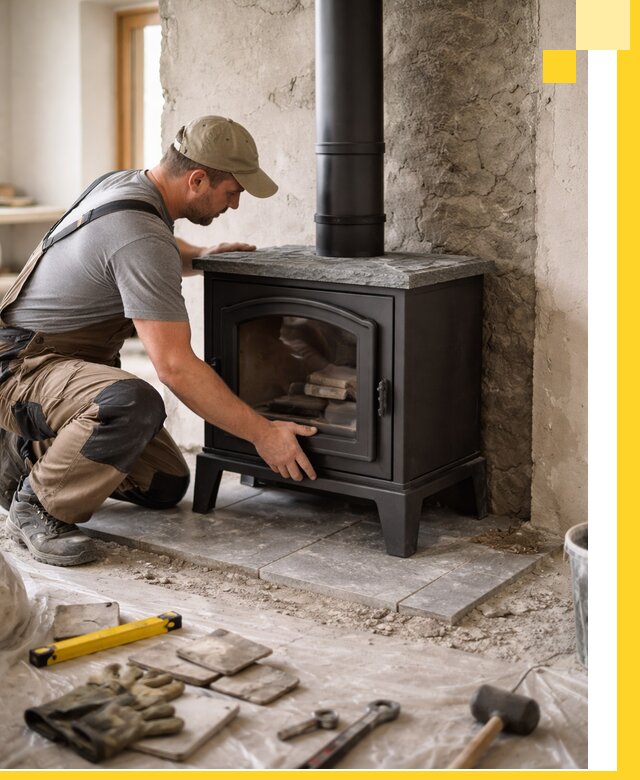 Профессиональный монтаж печей и каминов в Кохме под ключ