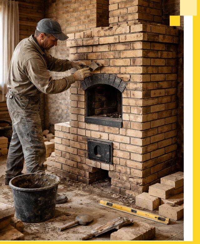 Кирпичные печи под ключ в Кохме: проектирование и кладка
