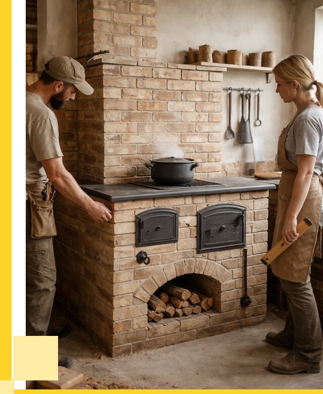 Варочно отопительные печи в Кохме от 93492 р. | ЭриданКхм