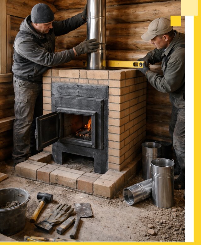 Проектирование, изготовление и установка банных печей в Кохме