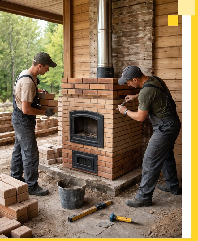 Производство и установка дачных печей под ключ в Кохме