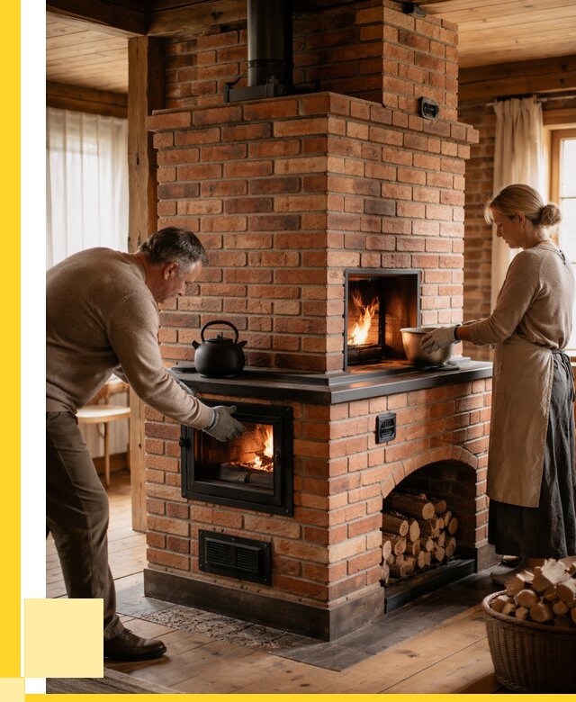 Печи для загородного дома под ключ в Кохме от 83104 р. | ЭриданКхм