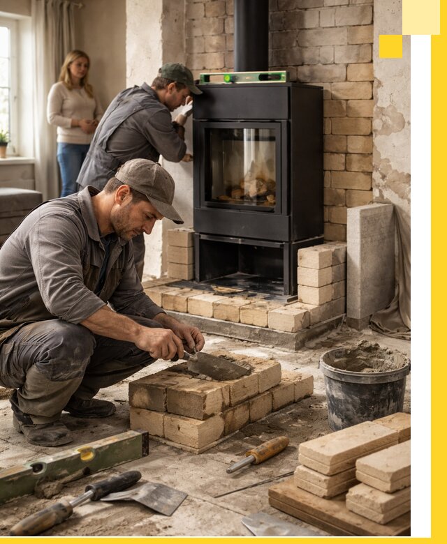 Печи и камины под ключ: проект, установка в Кохме