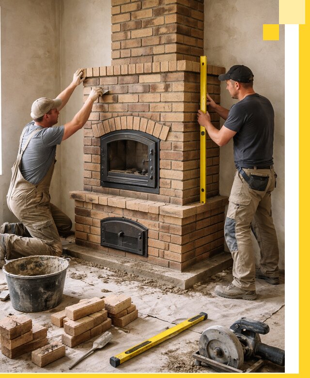 Продажа и установка печей и каминов для дома под ключ в Кохме