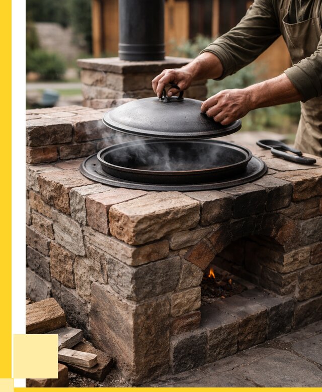 Печи для казана в Кохме по цене от 18698 р. | ЭриданКхм