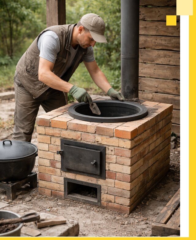 Изготовление и установка печей для казана в Кохме под ключ