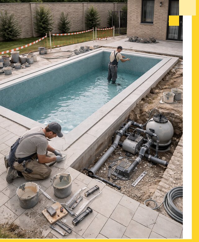 Строительство бассейнов под ключ в Кохме: проекты и монтаж