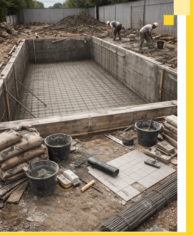 Строительство бассейнов под ключ в Кохме, дизайн и монтаж