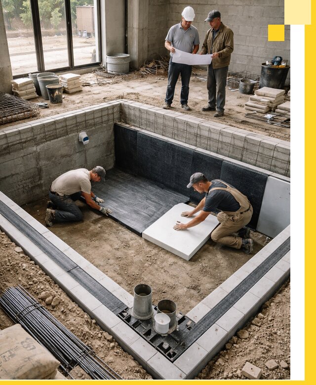 Проекты частных и общественных бассейнов под ключ в Кохме