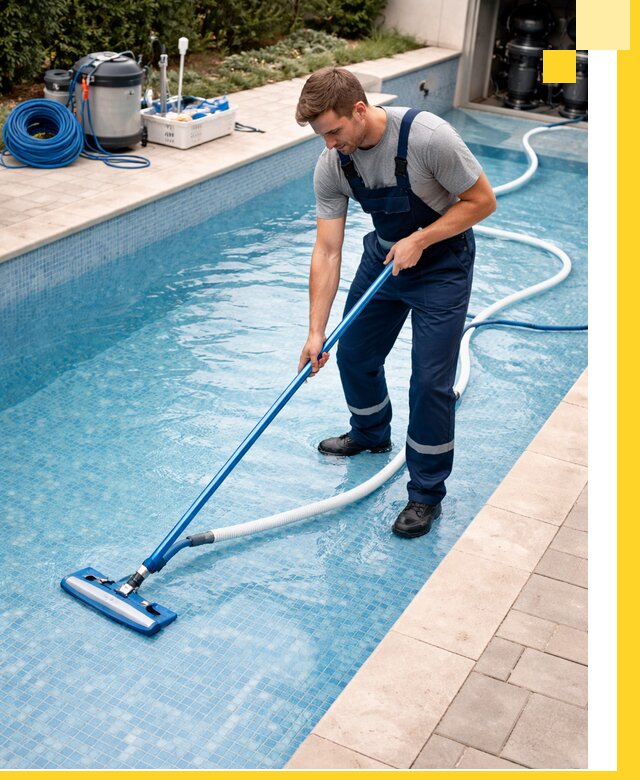 Профессиональная чистка бассейнов и фильтров в Кохме под ключ