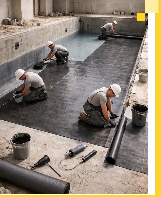 Профессиональная гидроизоляция бассейнов и чаш в Кохме под ключ