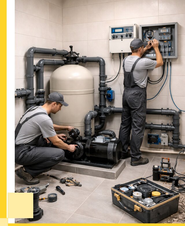 Монтаж оборудования для бассейнов в Кохме от 41552 р. | ЭриданКхм