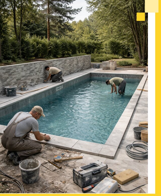 Проектирование и строительство частных бассейнов в Кохме