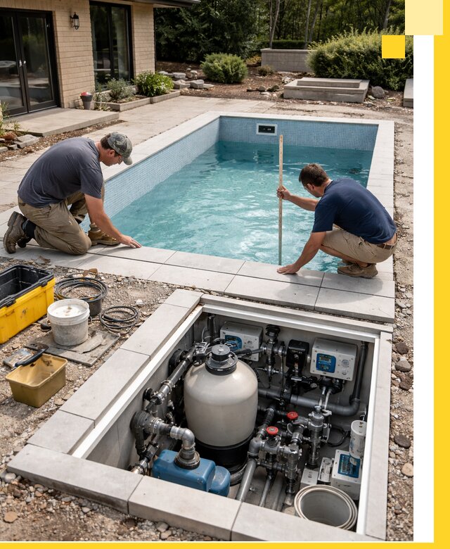 Строительство качественных домашних бассейнов под ключ в Кохме