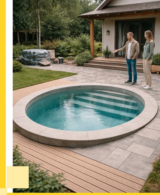 Бассейн на даче под ключ в Кохме от 207760 р., ЭриданКхм