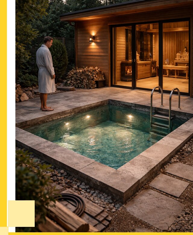 Бани с бассейном под ключ в Кохме от 98686 р. | ЭриданКхм