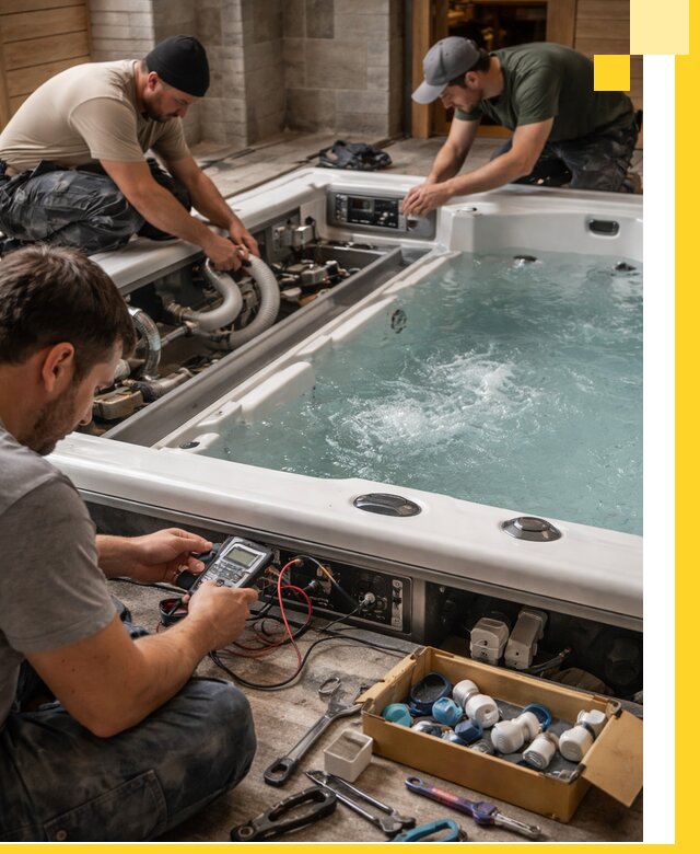 Гидромассажные бассейны под ключ в Кохме, дизайн и монтаж