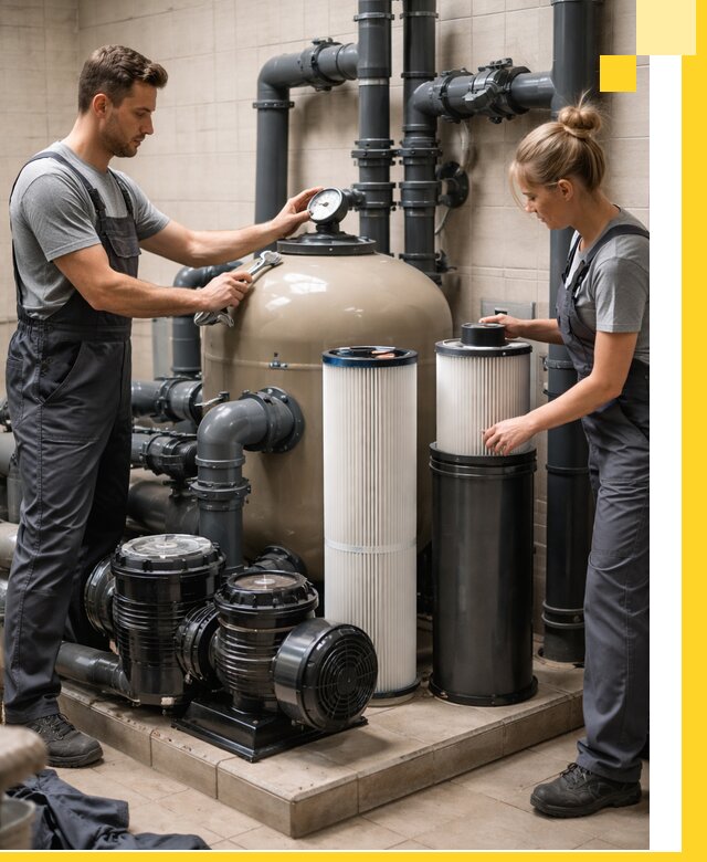 Фильтры и системы фильтрации для бассейнов в Кохме