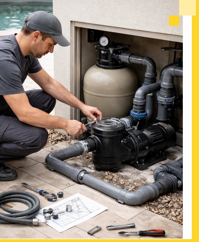 Поставка, монтаж и сервис насосов для бассейнов в Кохме