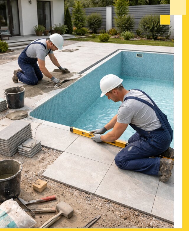 Строительство и монтаж плавательных бассейнов под ключ в Кохме