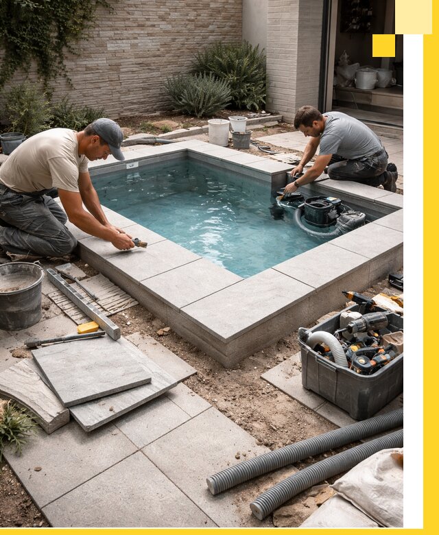 Мини бассейны под ключ в Кохме, дизайн и установка