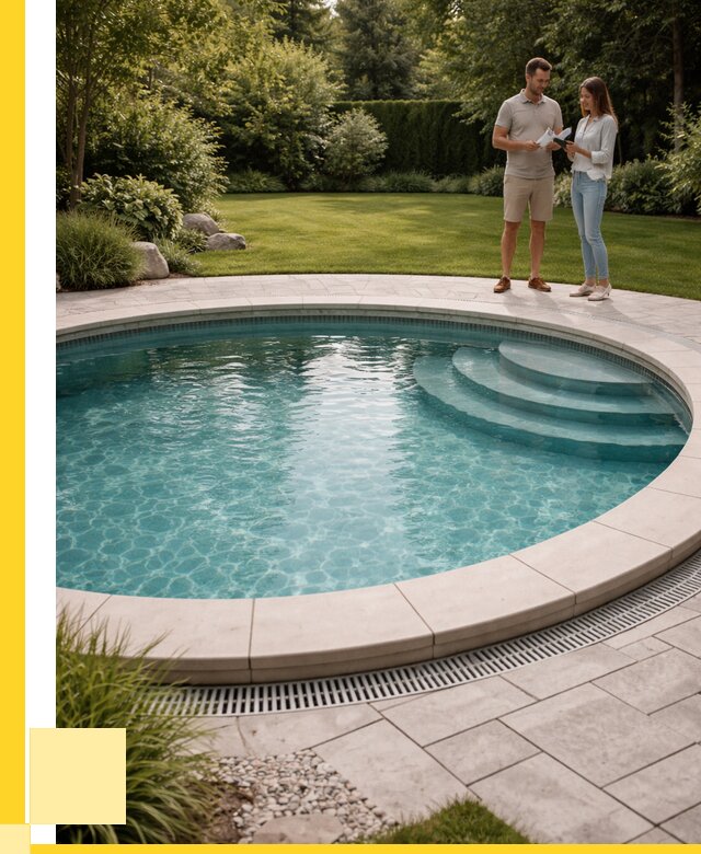 Круглые каркасные бассейны купить в Кохме от 259700 р. | ЭриданКхм