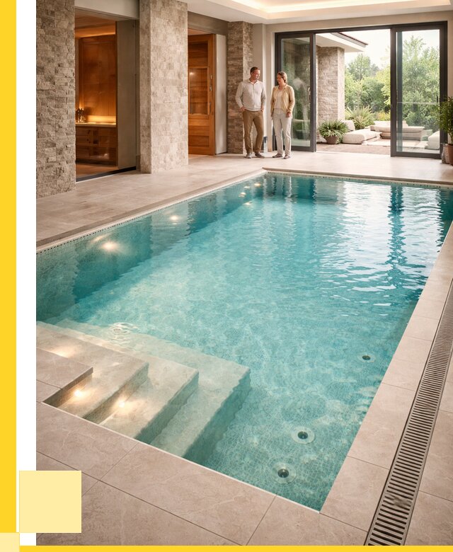 Бассейн во дворе в Кохме: проект, отделка от 1246560 р. | ЭриданКхм