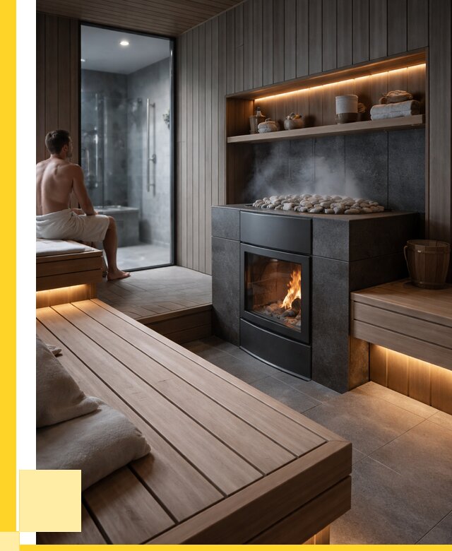 Проект сауны в частном доме в Кохме от 36358 р. | ЭриданКхм