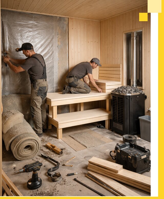 Проекты саун под ключ в Кохме дизайн и строительство