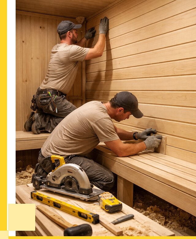 Обшивка саун вагонкой в Кохме от 2597 р. | ЭриданКхм