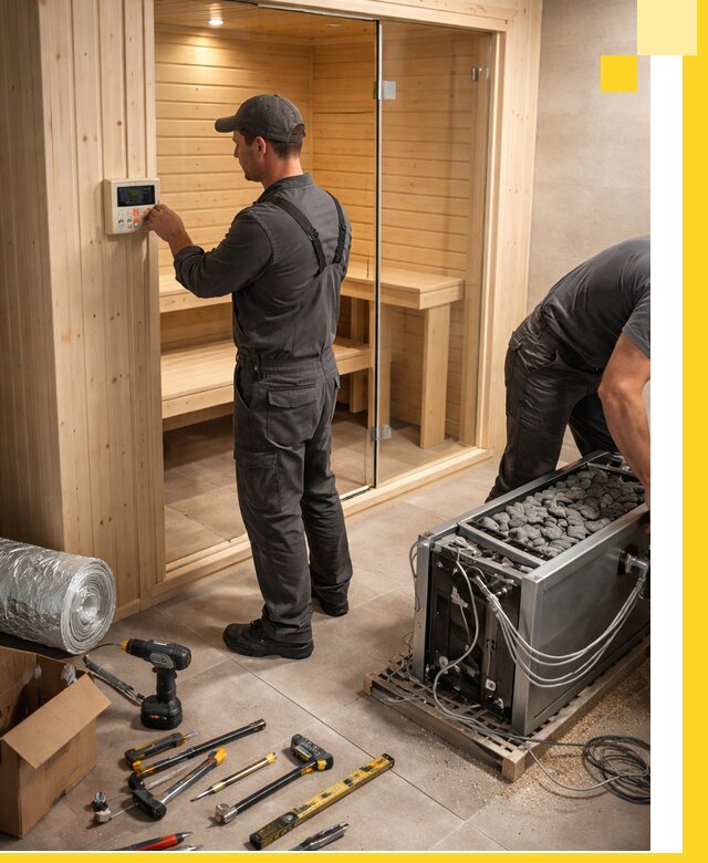 Поставка, установка и монтаж электрических саун в Кохме