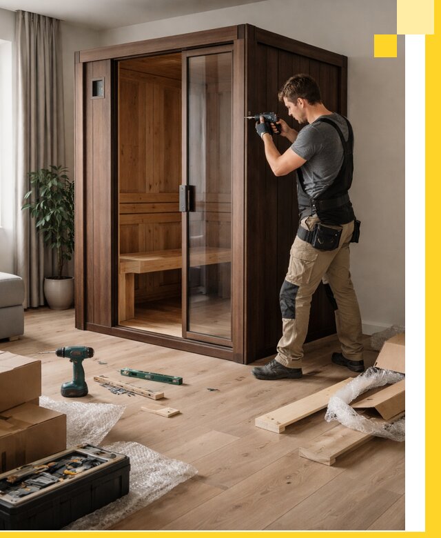 Установка и производство мини саун под ключ в Кохме