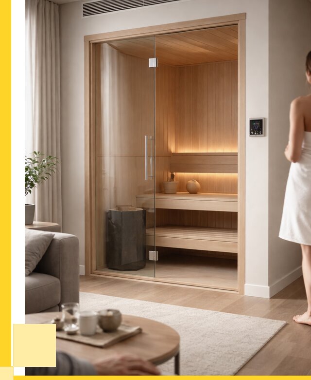 Сауна в квартире под ключ в Кохме от 124656 р. ЭриданКхм