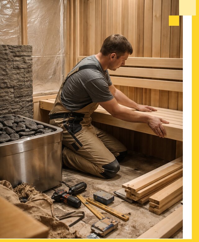 Сауны для дома под ключ с проектированием и монтажом в Кохме
