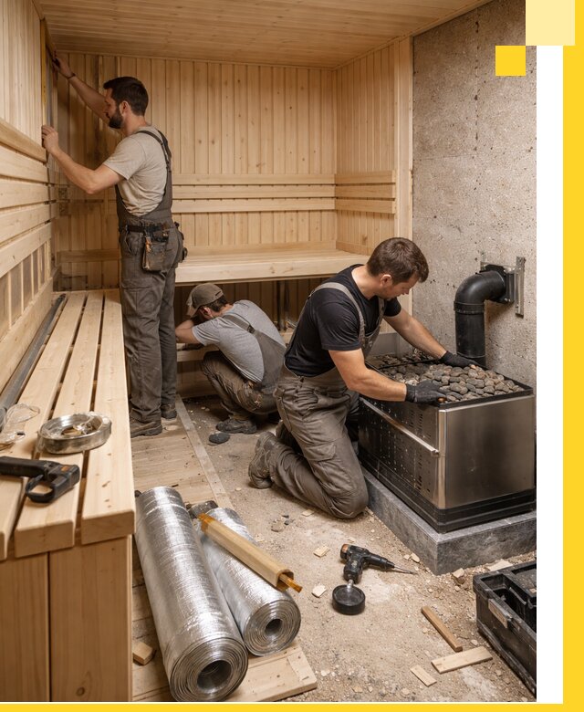 Индивидуальные сауны на заказ в Кохме под ключ, проект и монтаж