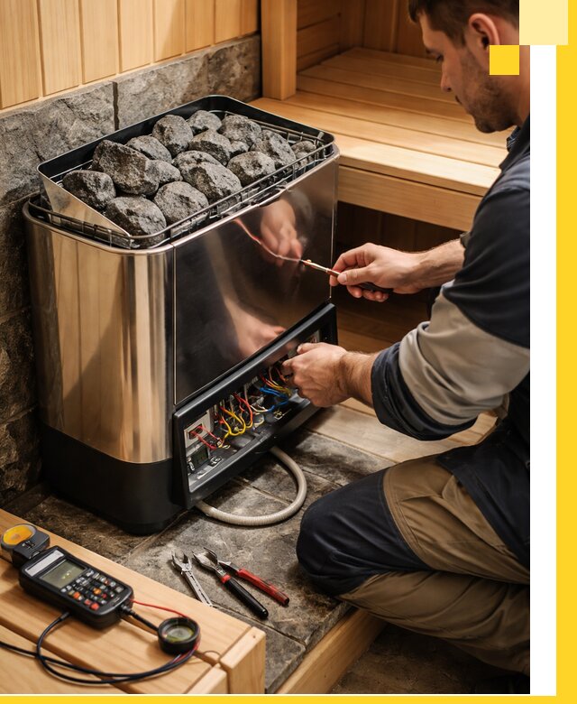 Продажа и установка электрокаменок для саун в Кохме