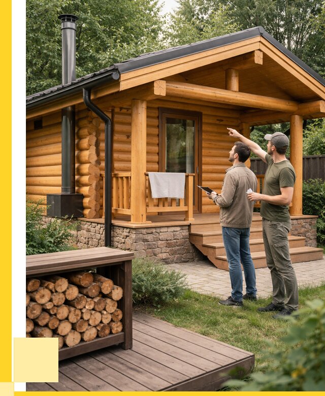 Бани для дачи под ключ в Кохме от 259700 р. | ЭриданКхм