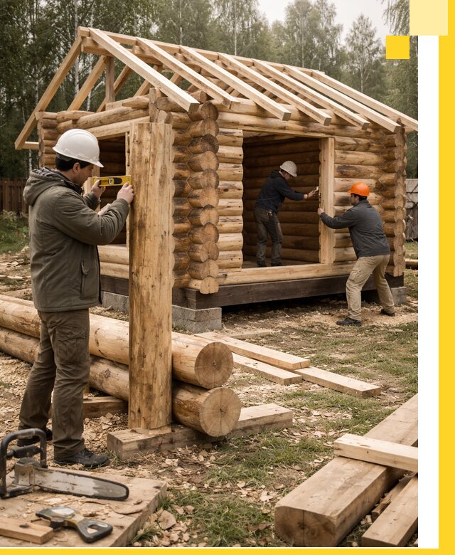 Строительство бань для дачи под ключ в Кохме с доставкой и монтажом