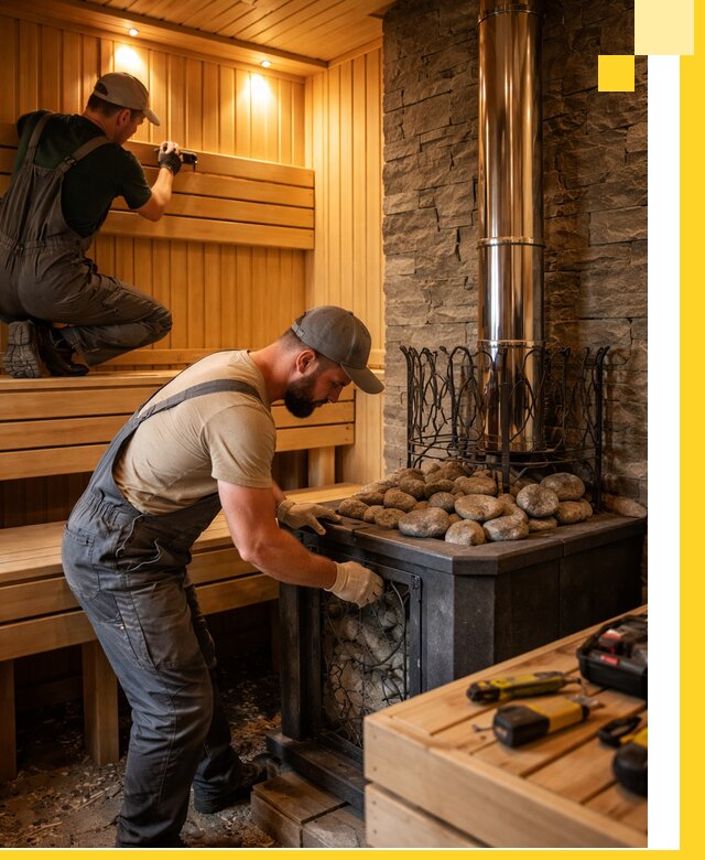 Комплексный дизайн бань, саун и зон отдыха в Кохме