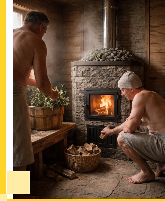 Банные печи под ключ в Кохме от 46746 р. | ЭриданКхм кирпичная