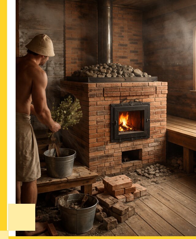 Кирпичные банные печи в Кохме от 93492 р. | ЭриданКхм