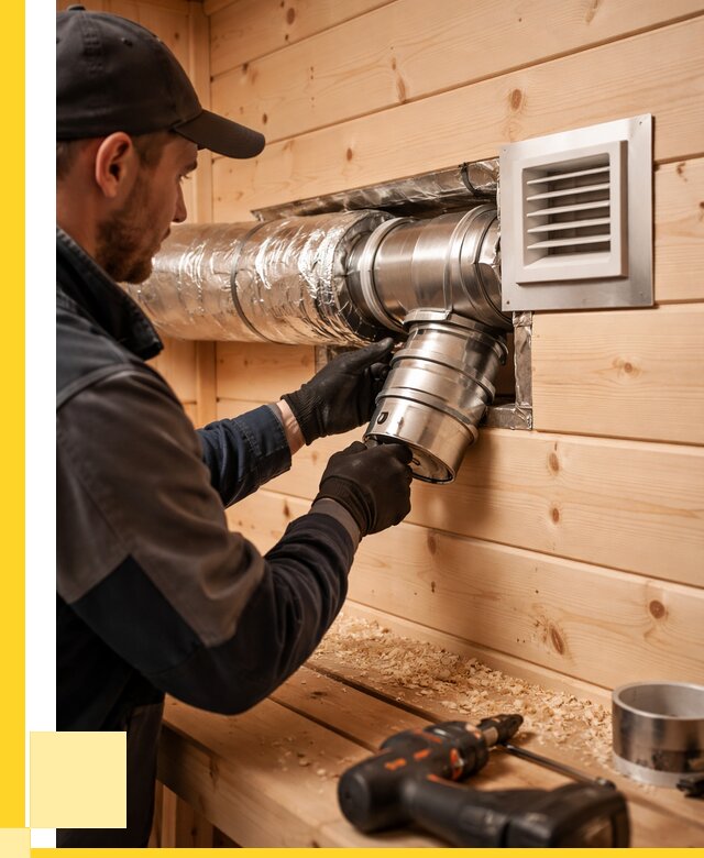 Монтаж вентиляции бани в Кохме от 12466 р. | ЭриданКхм