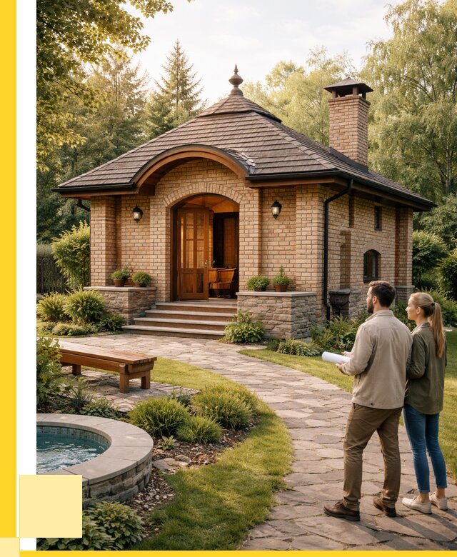 Проект кирпичной бани в Кохме от 31164 р. | ЭриданКхм