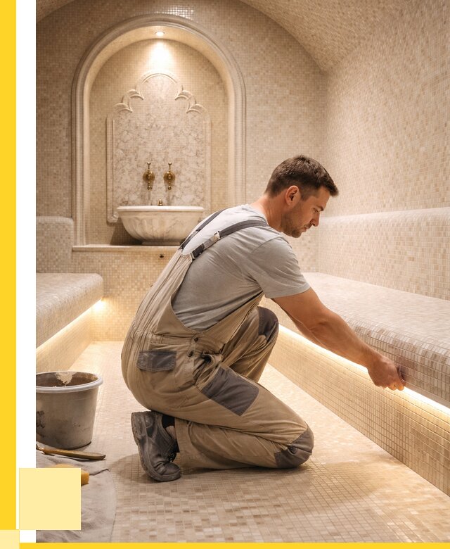 Отделка хамамов под ключ в Кохме от 5713 р. | ЭриданКхм